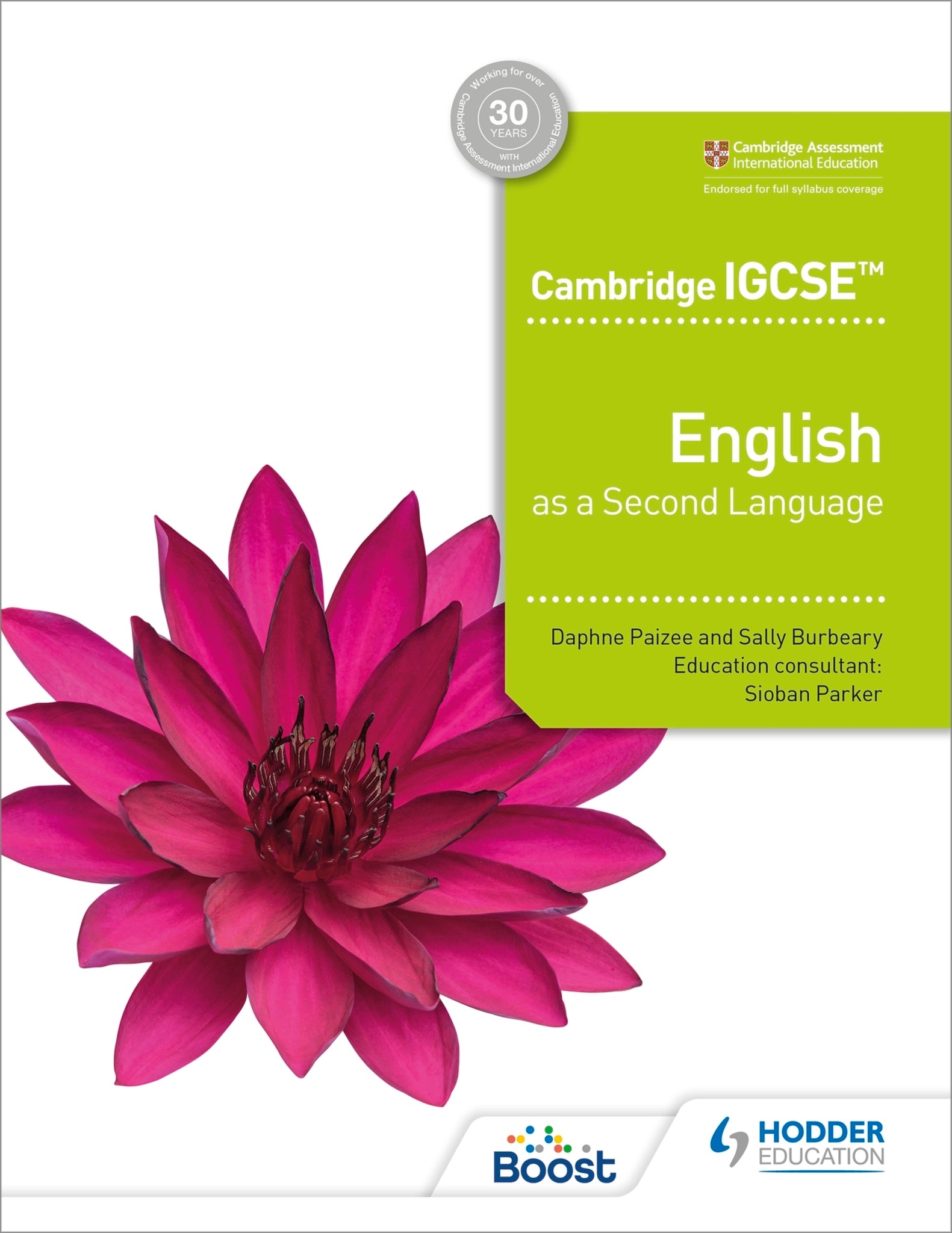 Cover image for Cambridge IGCSE English as a Second Language ISBN 9781398352698