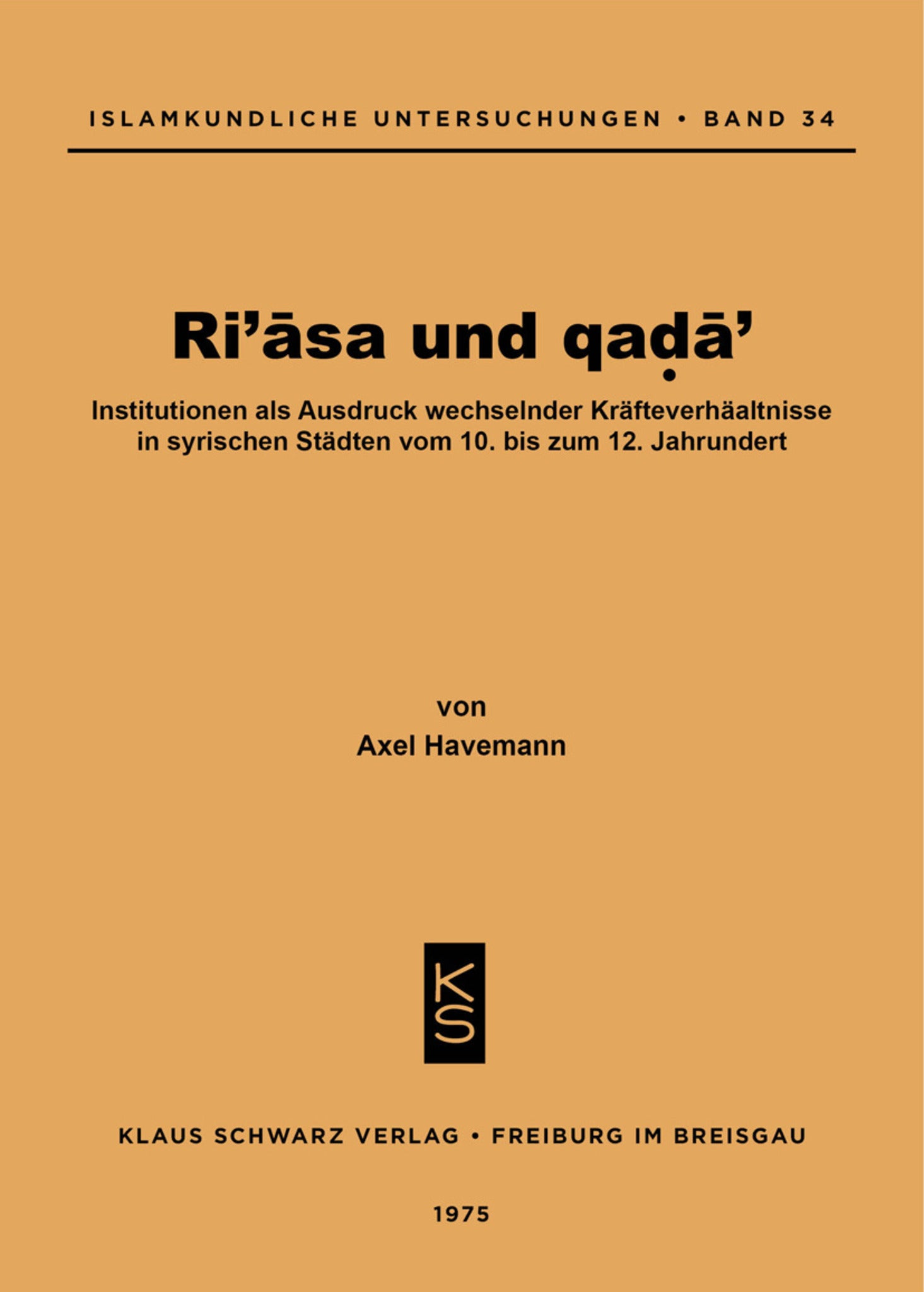 Ri'asa und qada'