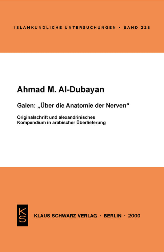 Galen: Über die Anatomie der Nerven