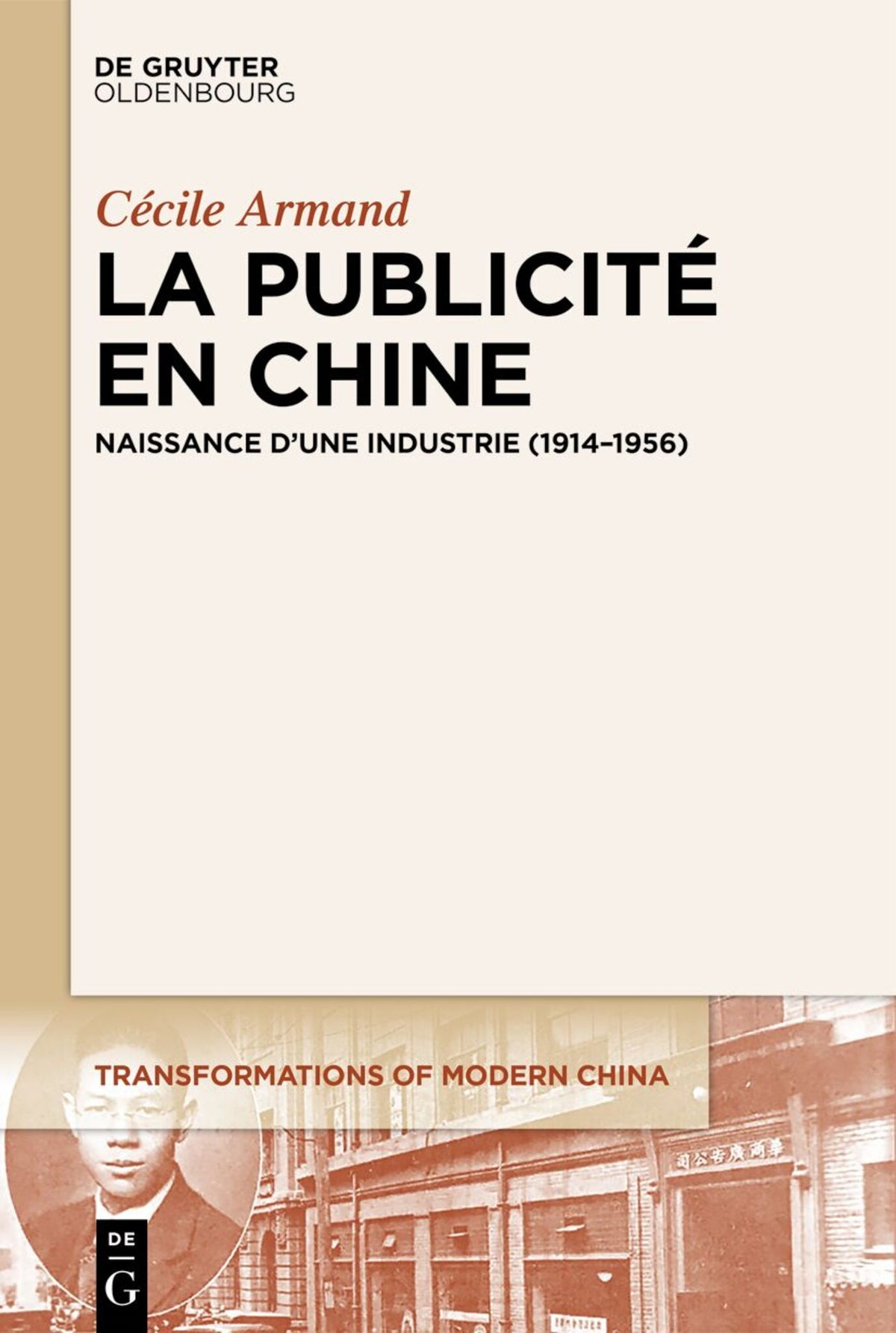 Cover image for La publicité en Chine ISBN 9783111185392