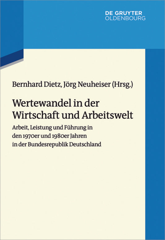 Wertewandel in der Wirtschaft und Arbeitswelt