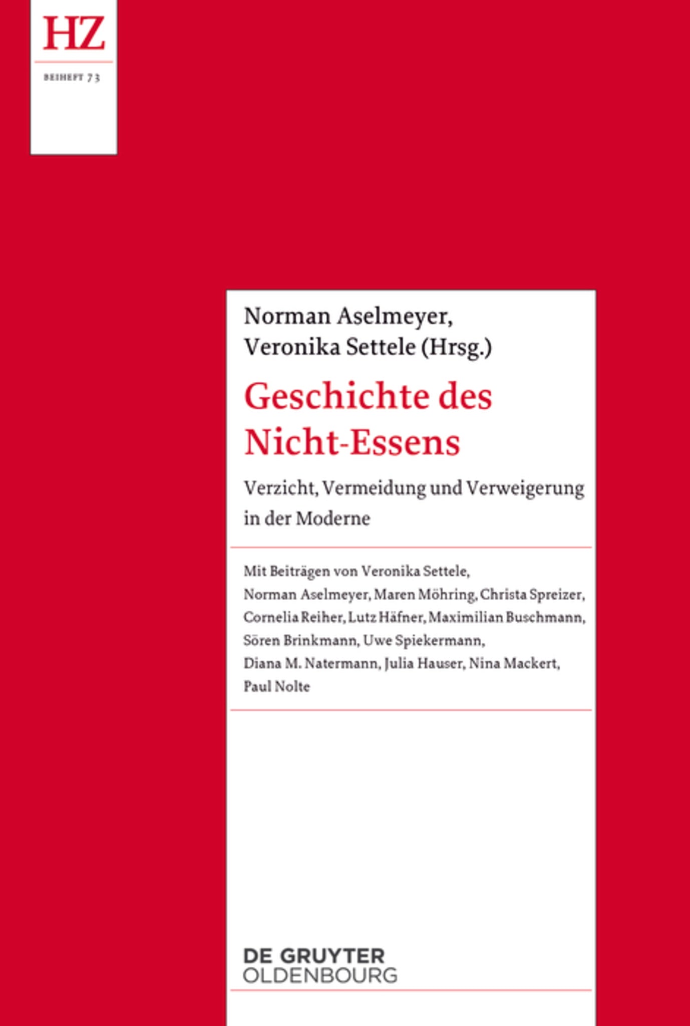 Geschichte des Nicht-Essens