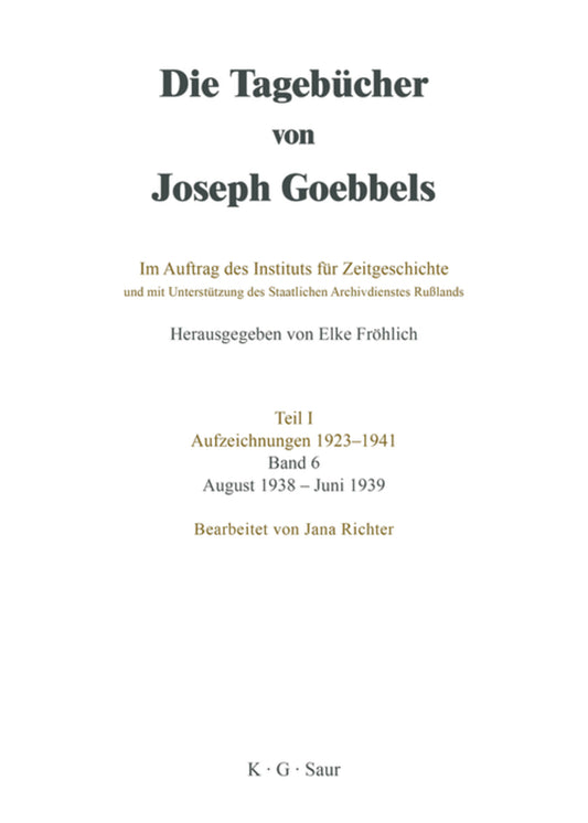 August 1938 - Juni 1939