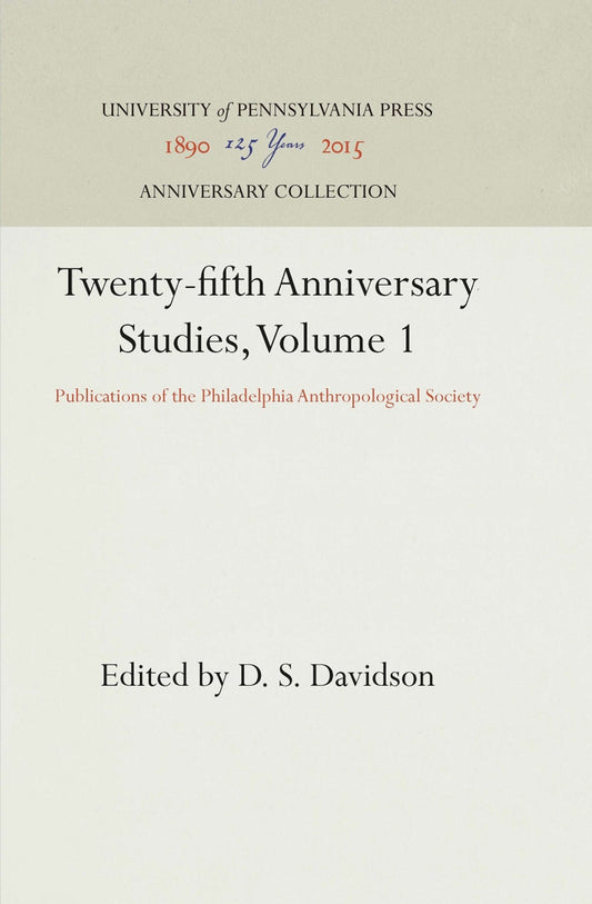 Twenty-fifth Anniversary Studies, Volume 1