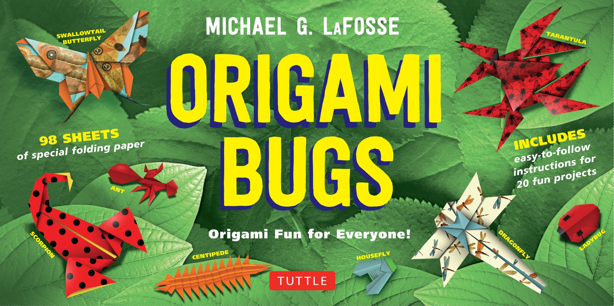 Cover image for Origami Bugs Kit ISBN 9780804846479