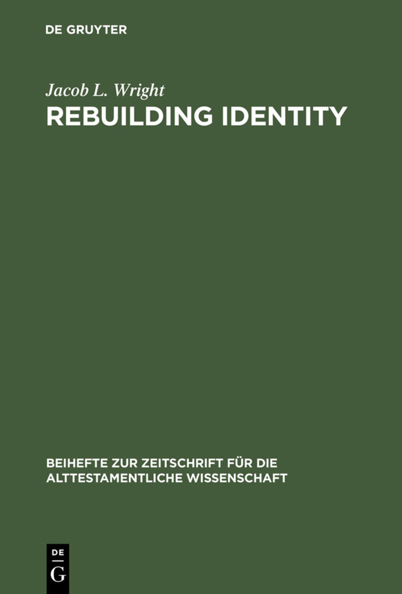 Rebuilding Identity
