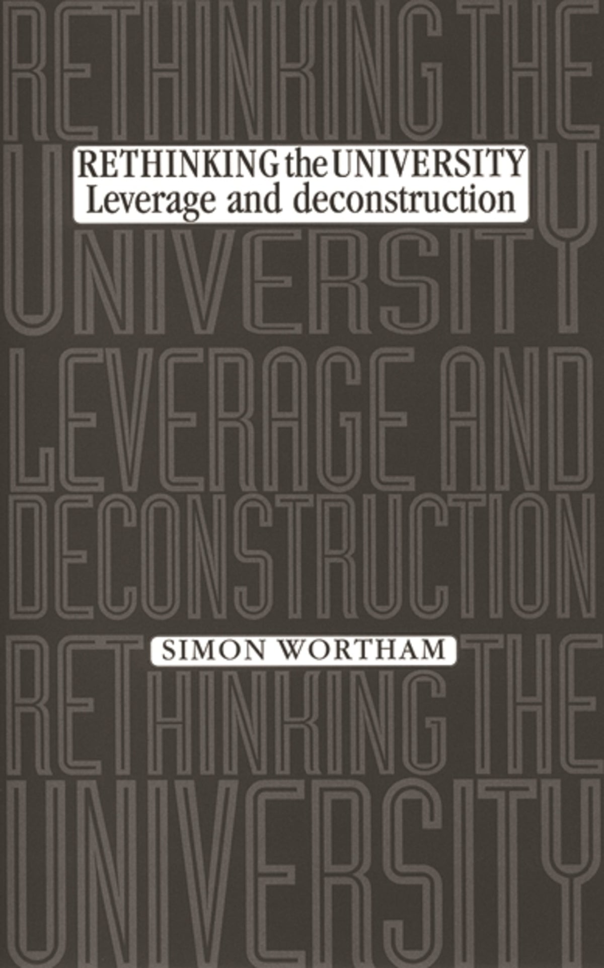 Cover image for Rethinking the university ISBN 9780719087851