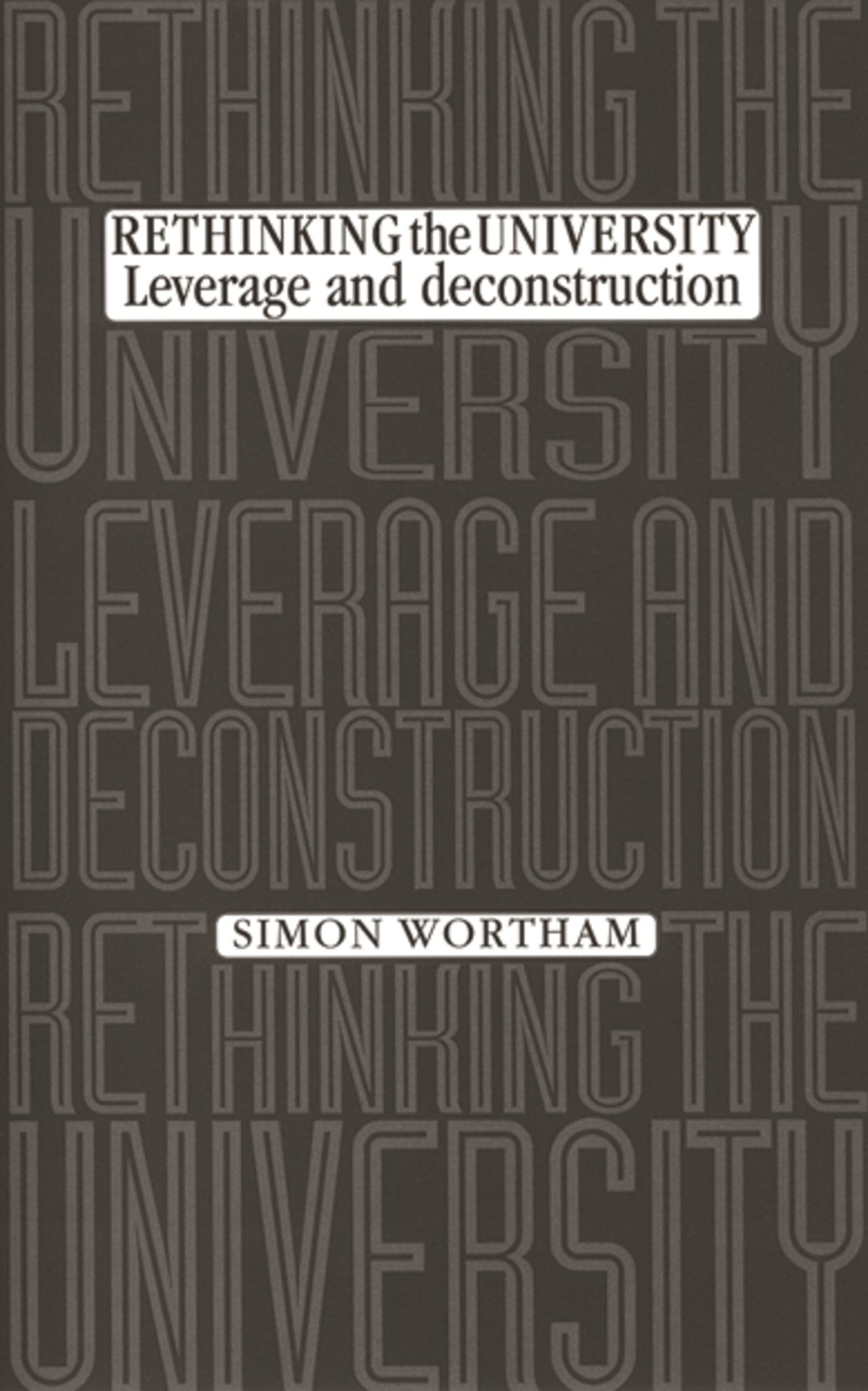 Cover image for Rethinking the university ISBN 9780719087851