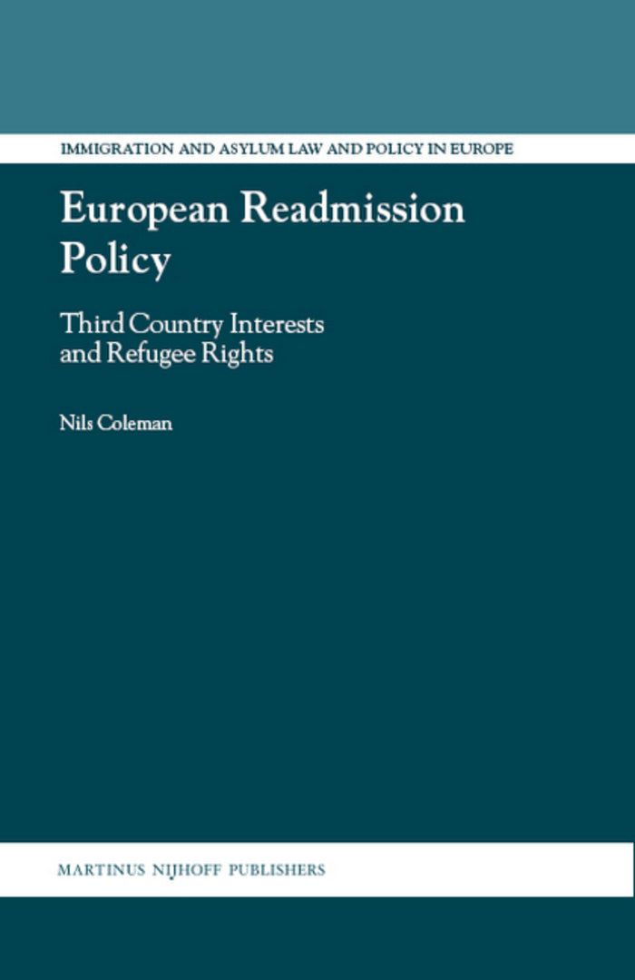 Cover image for European Readmission Policy ISBN 9789004165540