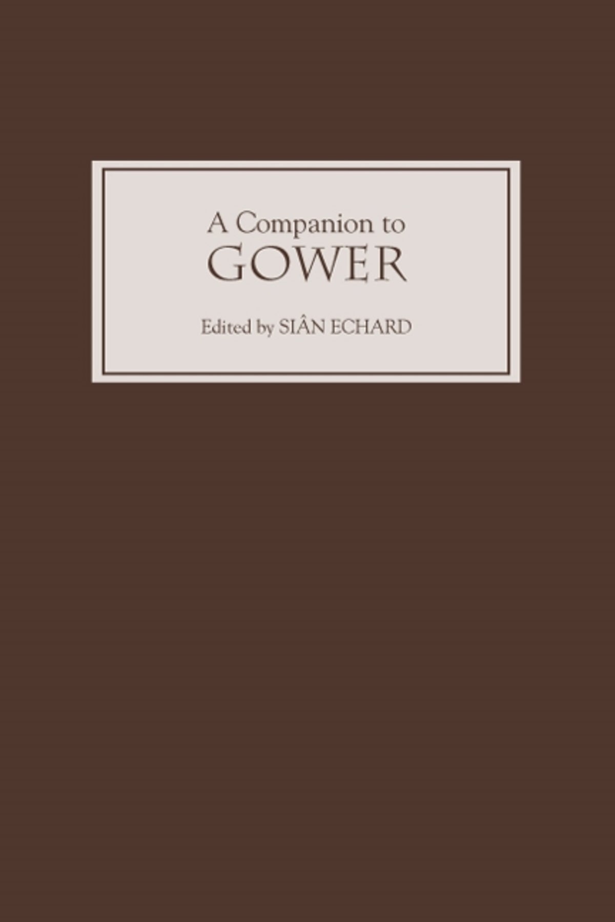 Cover image for A Companion to Gower ISBN 9781843842446