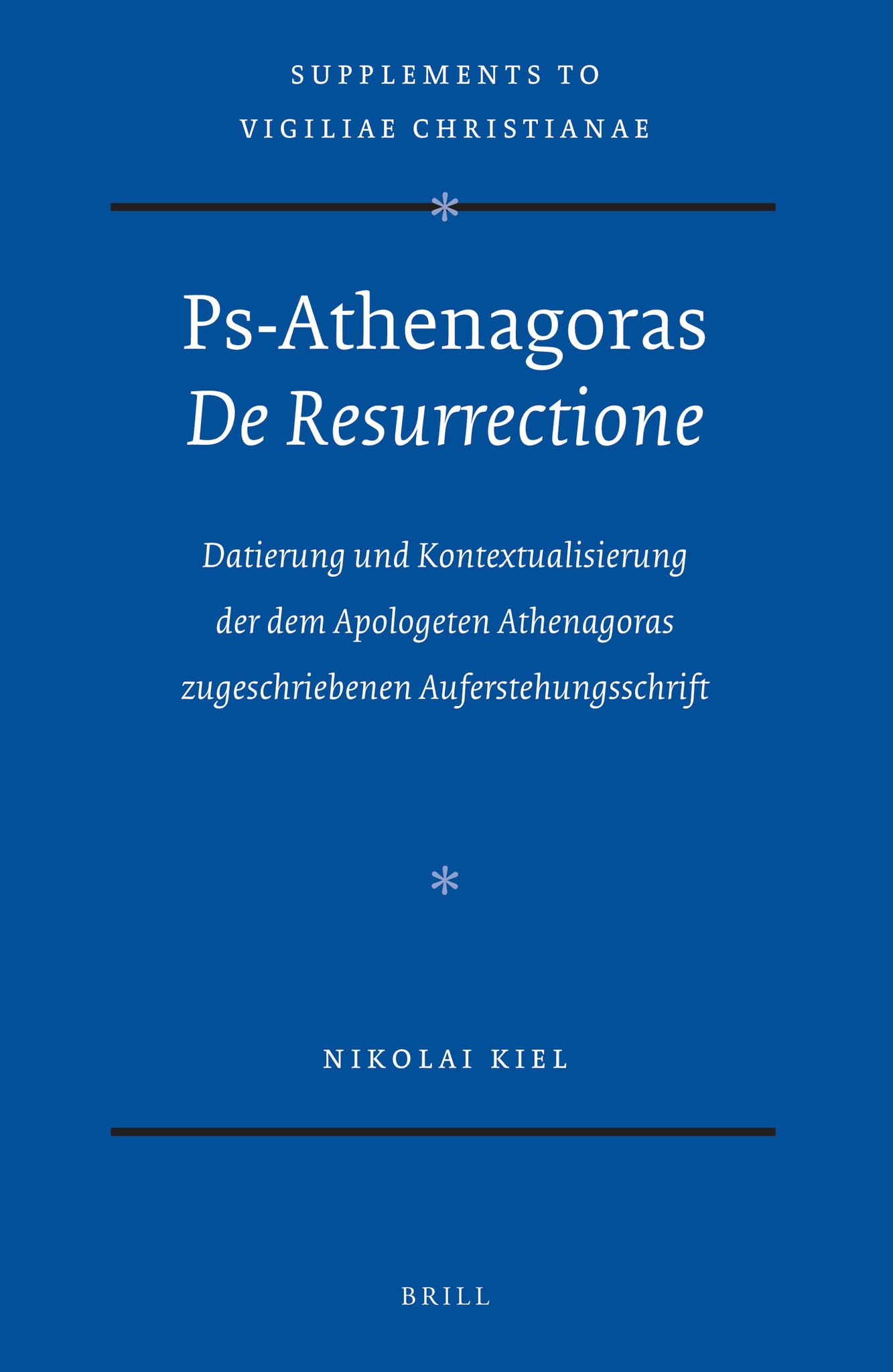 Ps-Athenagoras De Resurrectione