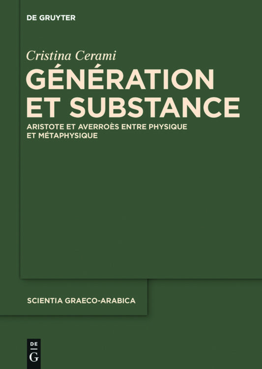 Génération et Substance