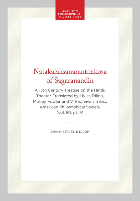 Natakalaksanarantnakosa of Sagaranandin