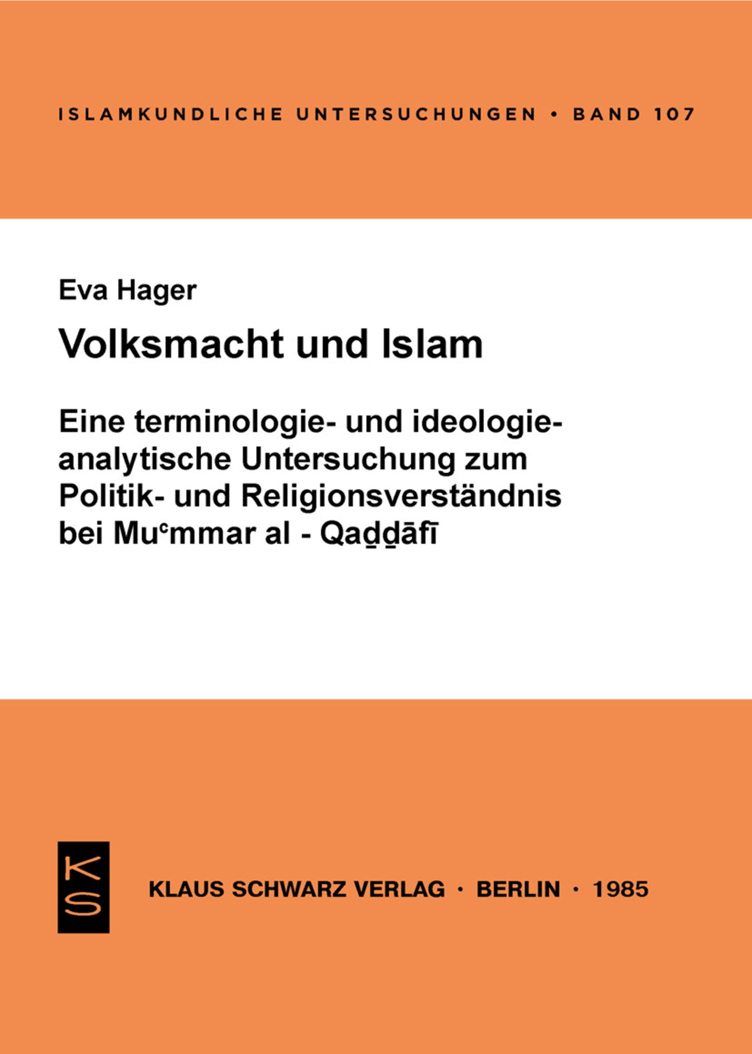 Volksmacht und Islam