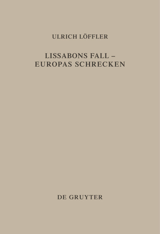 Lissabons Fall - Europas Schrecken