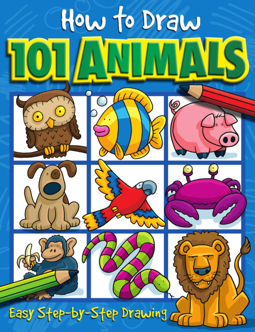 Cover image for How to Draw 101 Animals ISBN 9781842297407