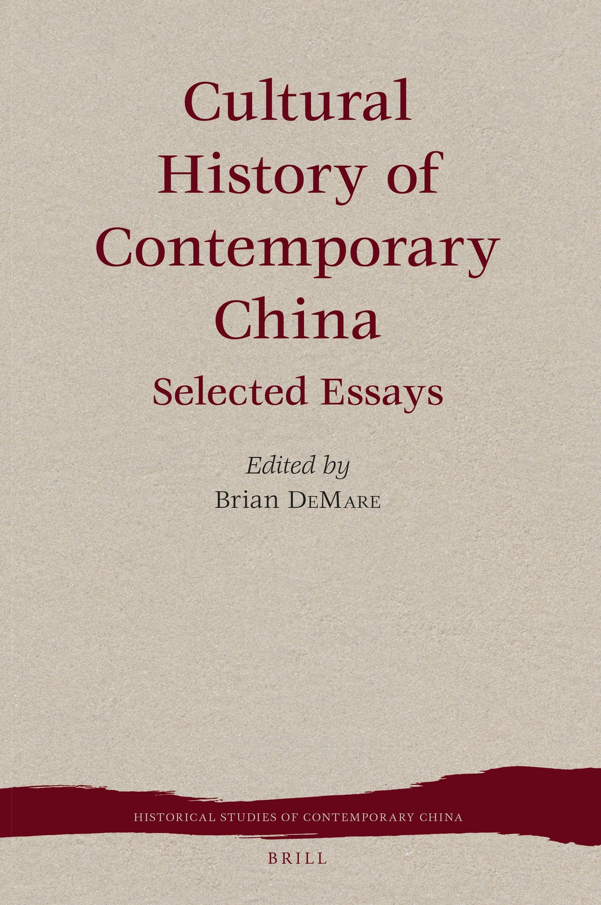 Cultural History of Contemporary China