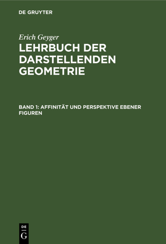 Affinität und Perspektive ebener Figuren