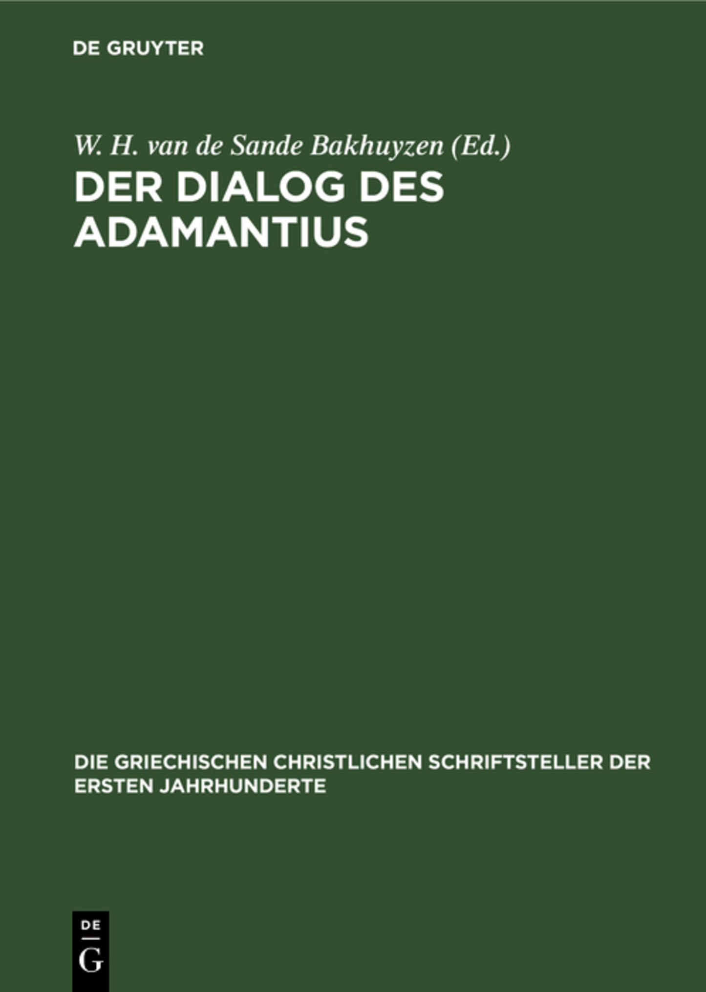 Der Dialog des Adamantius