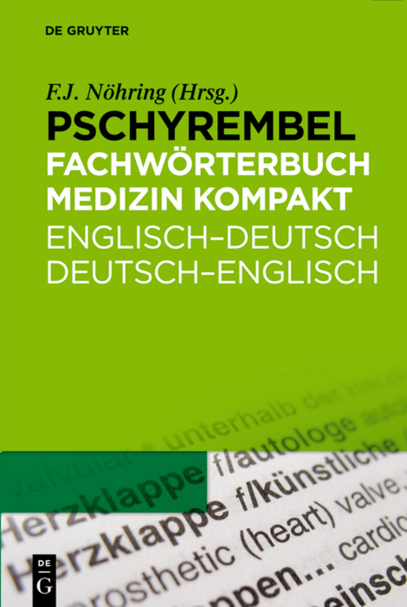 Pschyrembel Fachwörterbuch Medizin kompakt