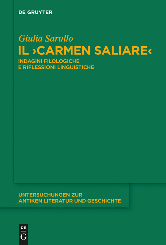 Il "Carmen Saliare"