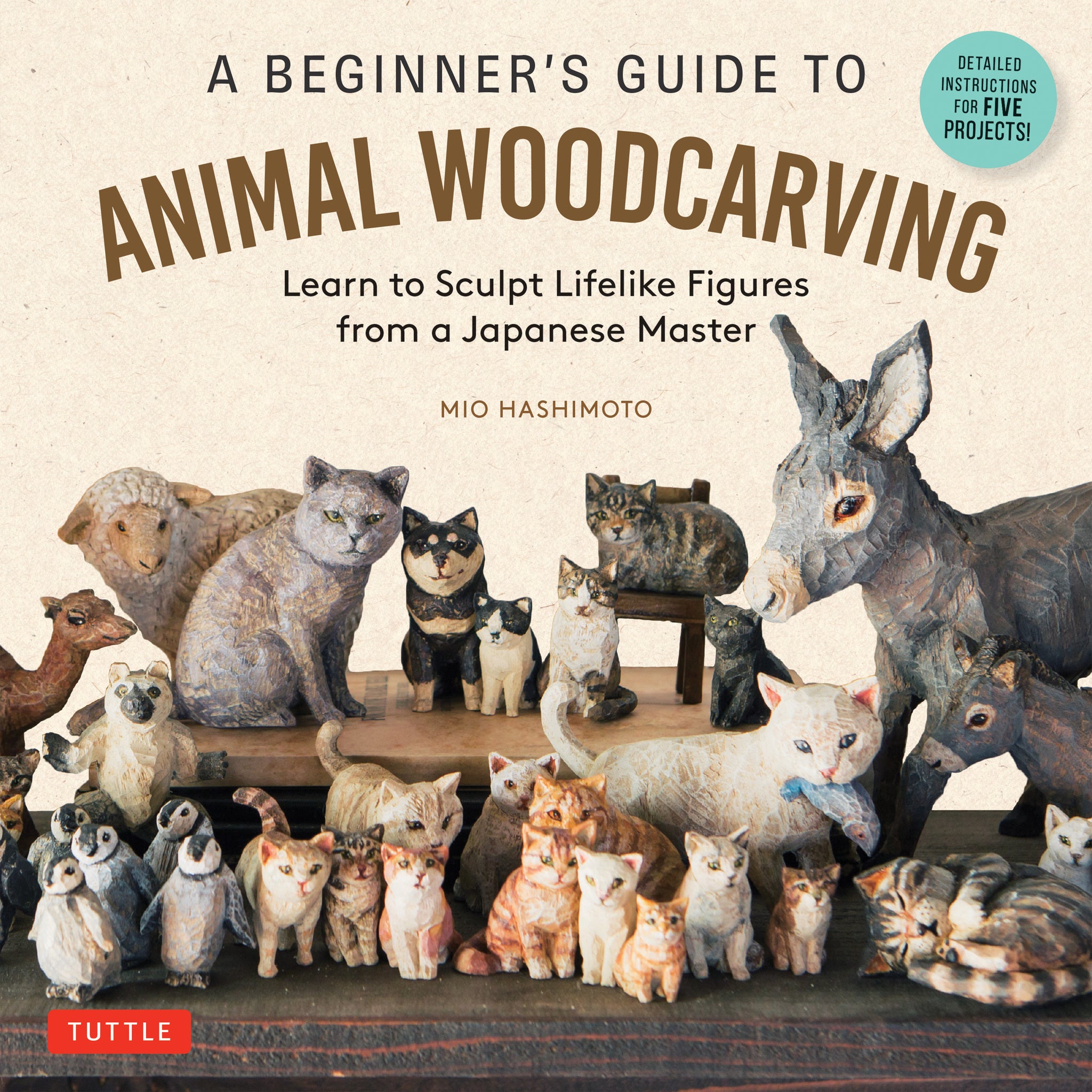 Cover image for A Beginner's Guide to Animal Woodcarving ISBN 9784805318942