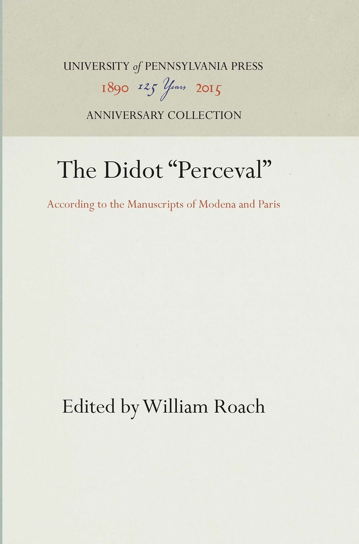 Cover image for The Didot "Perceval" ISBN 9781512805710