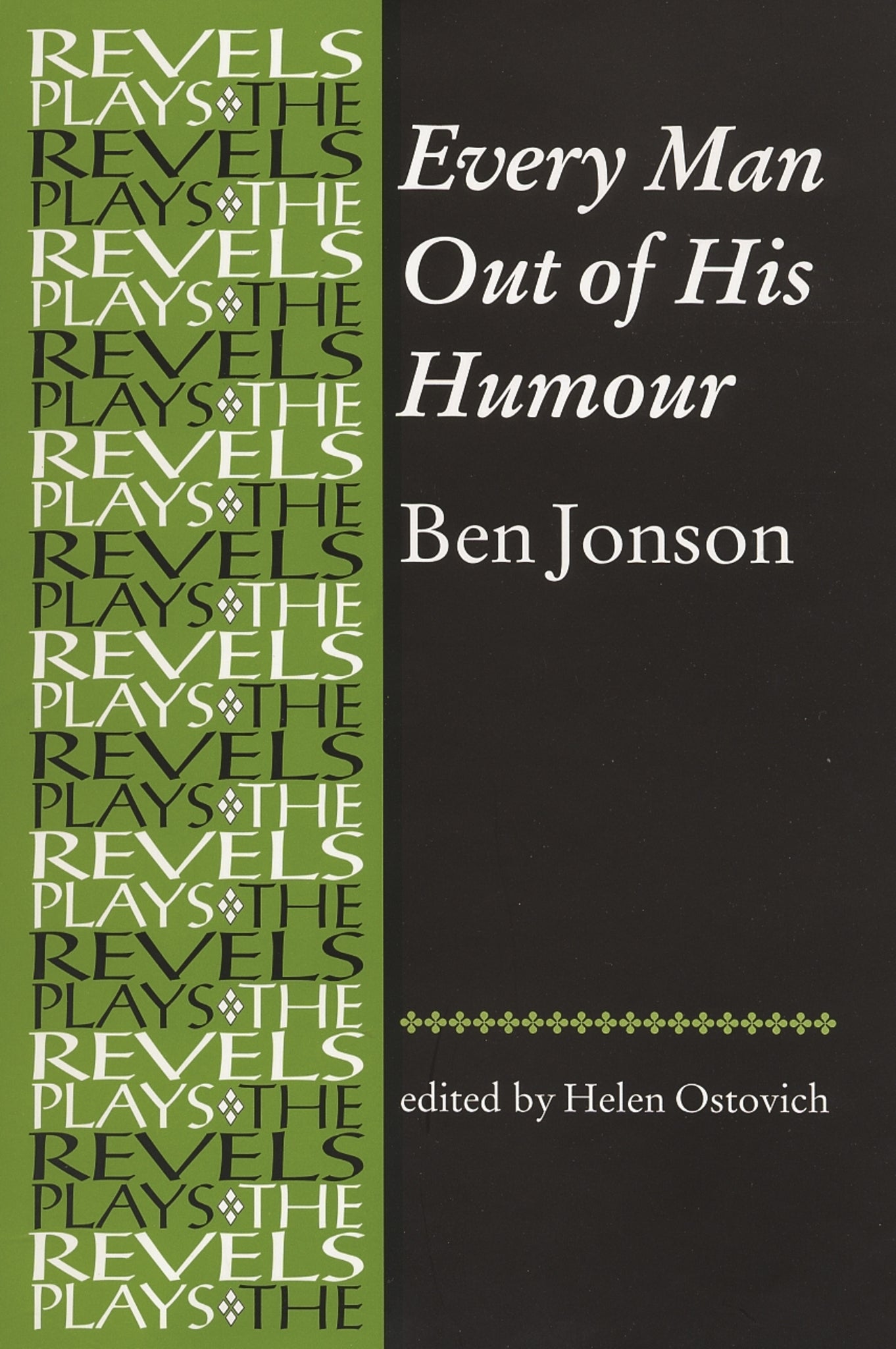 Cover image for Every Man Out of His Humour ISBN 9780719078392