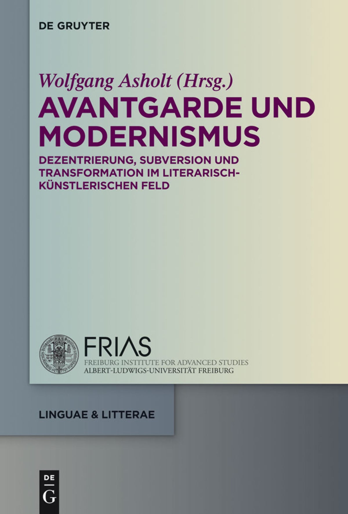 Cover image for Avantgarde und Modernismus ISBN 9783110348330