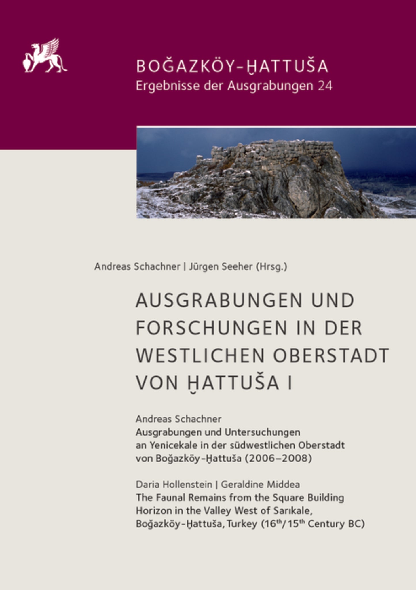 Ausgrabungen und Forschungen in der Westlichen Oberstadt von Hattusa I