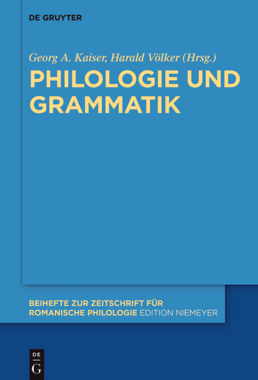 Philologie und Grammatik