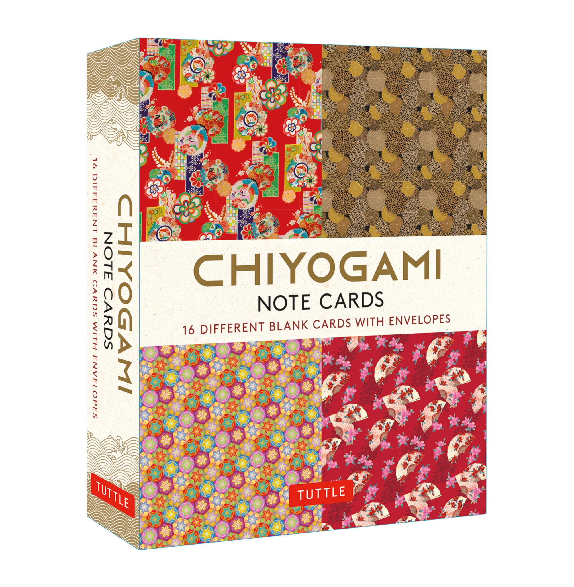 Cover image for Chiyogami Japanese, 16 Note Cards ISBN 9780804853538