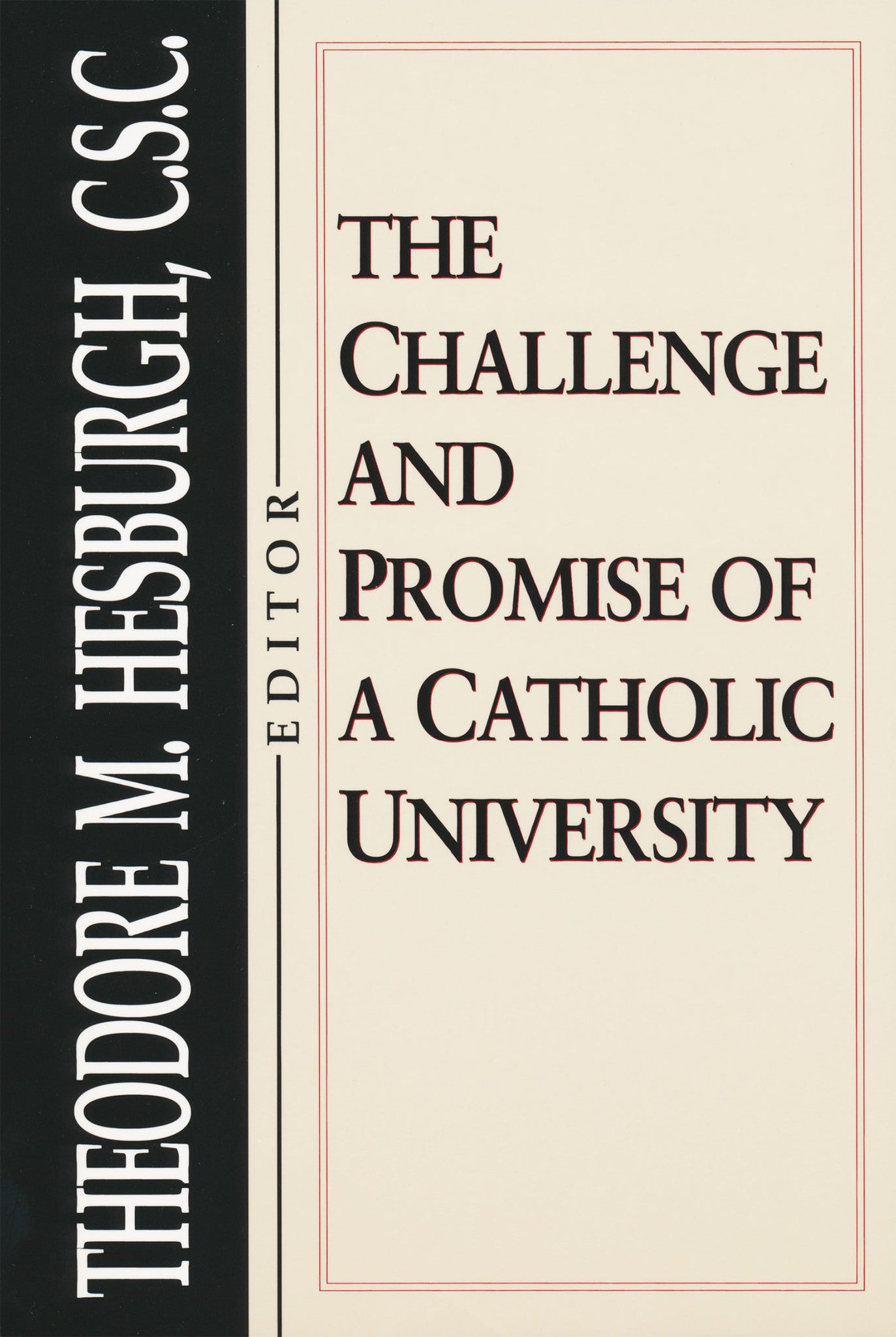 The Challenge and Promise of a Catholic University