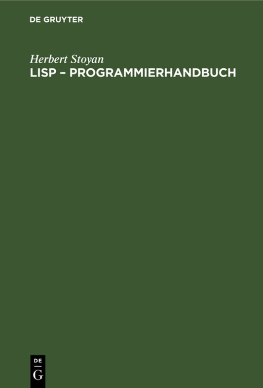 LISP – Programmierhandbuch