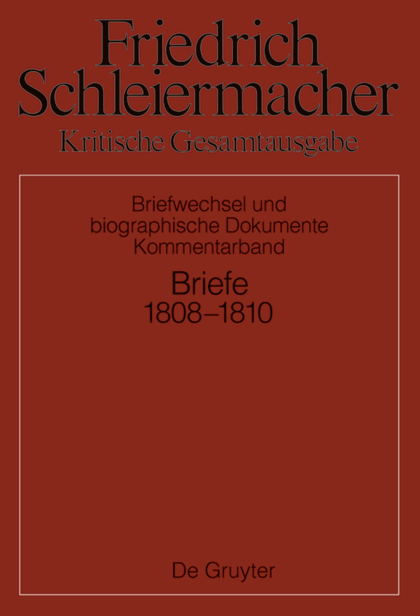 Briefwechsel 1808-1810