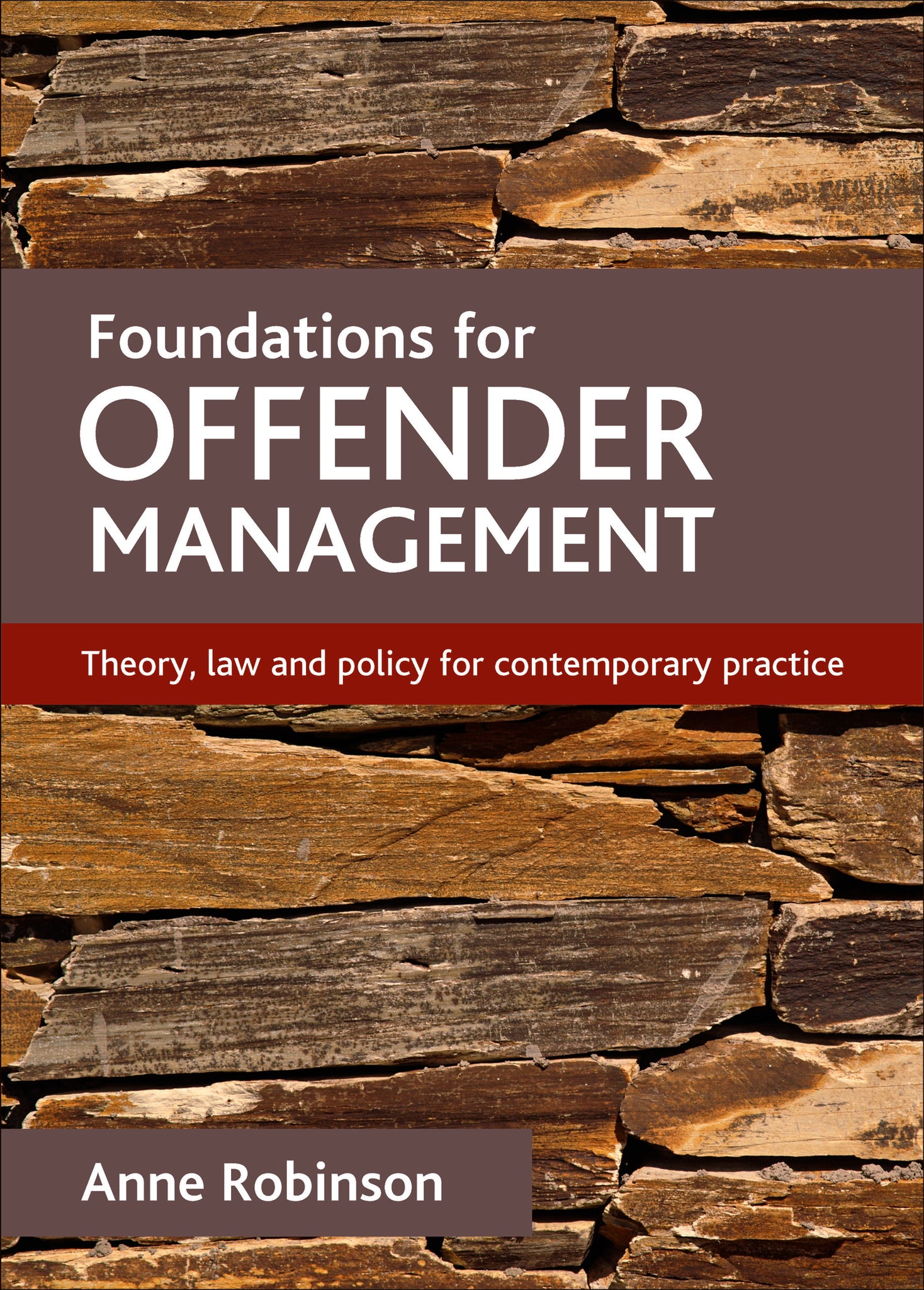 Cover image for Foundations for offender management ISBN 9781847427649