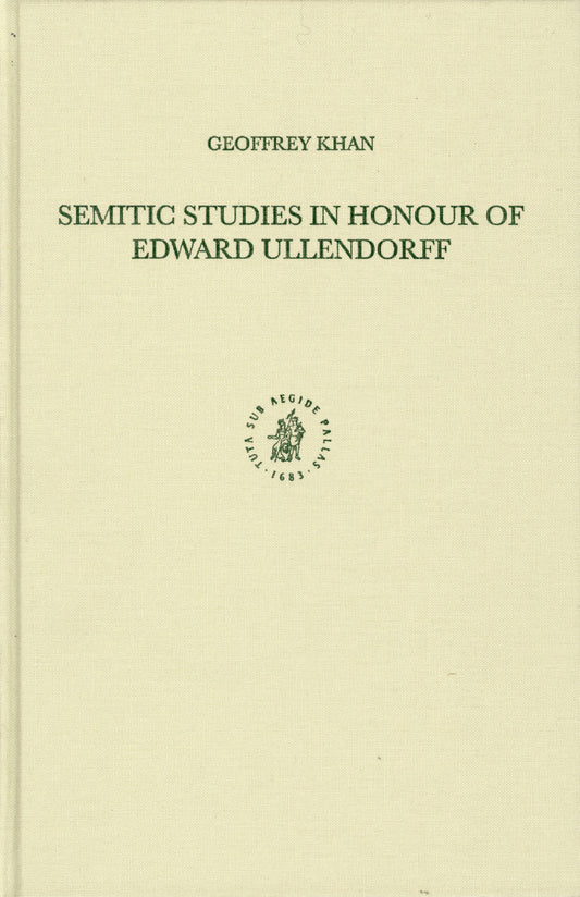 Semitic Studies in Honour of Edward Ullendorff