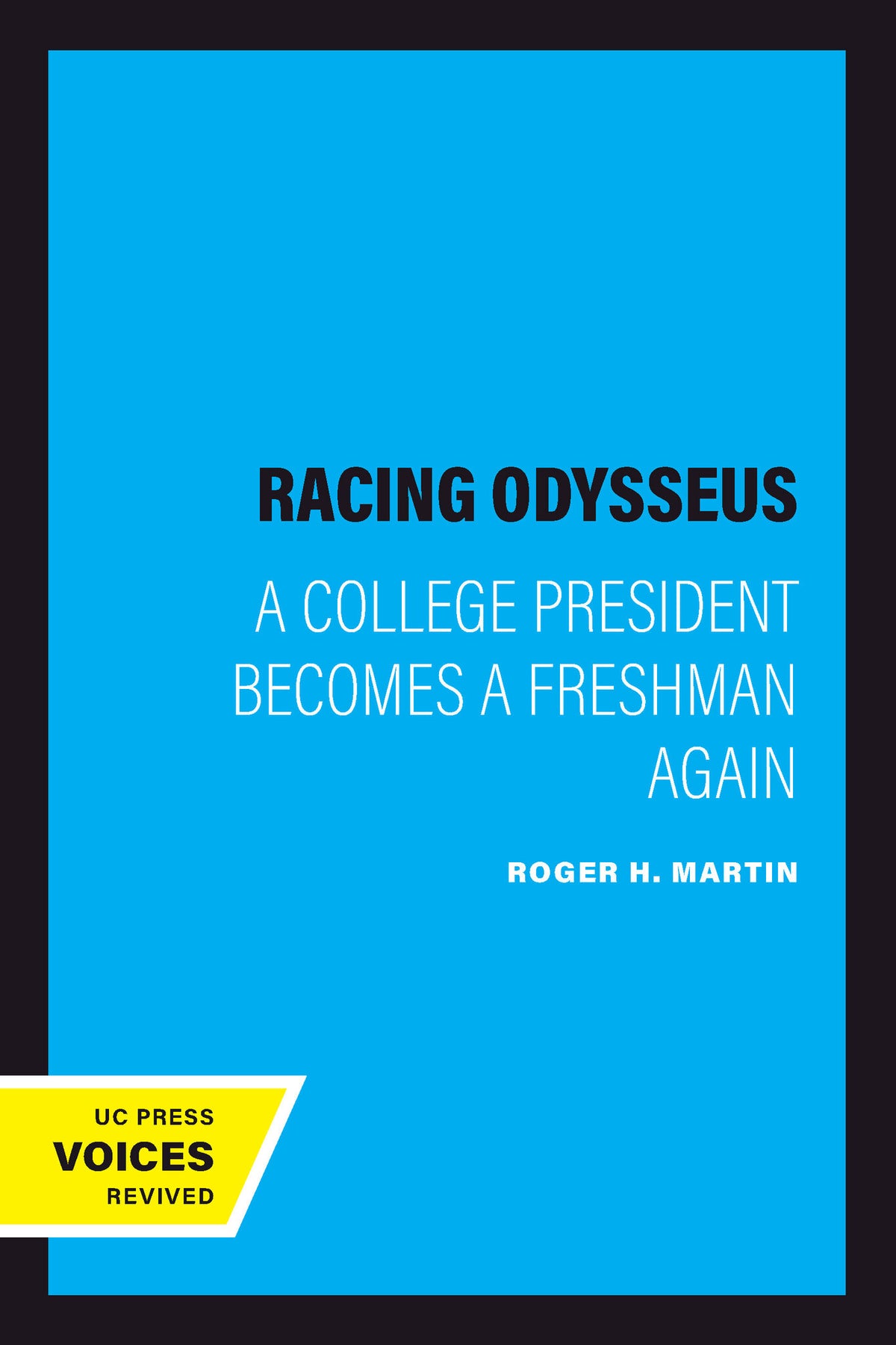 Cover image for Racing Odysseus ISBN 9780520942073