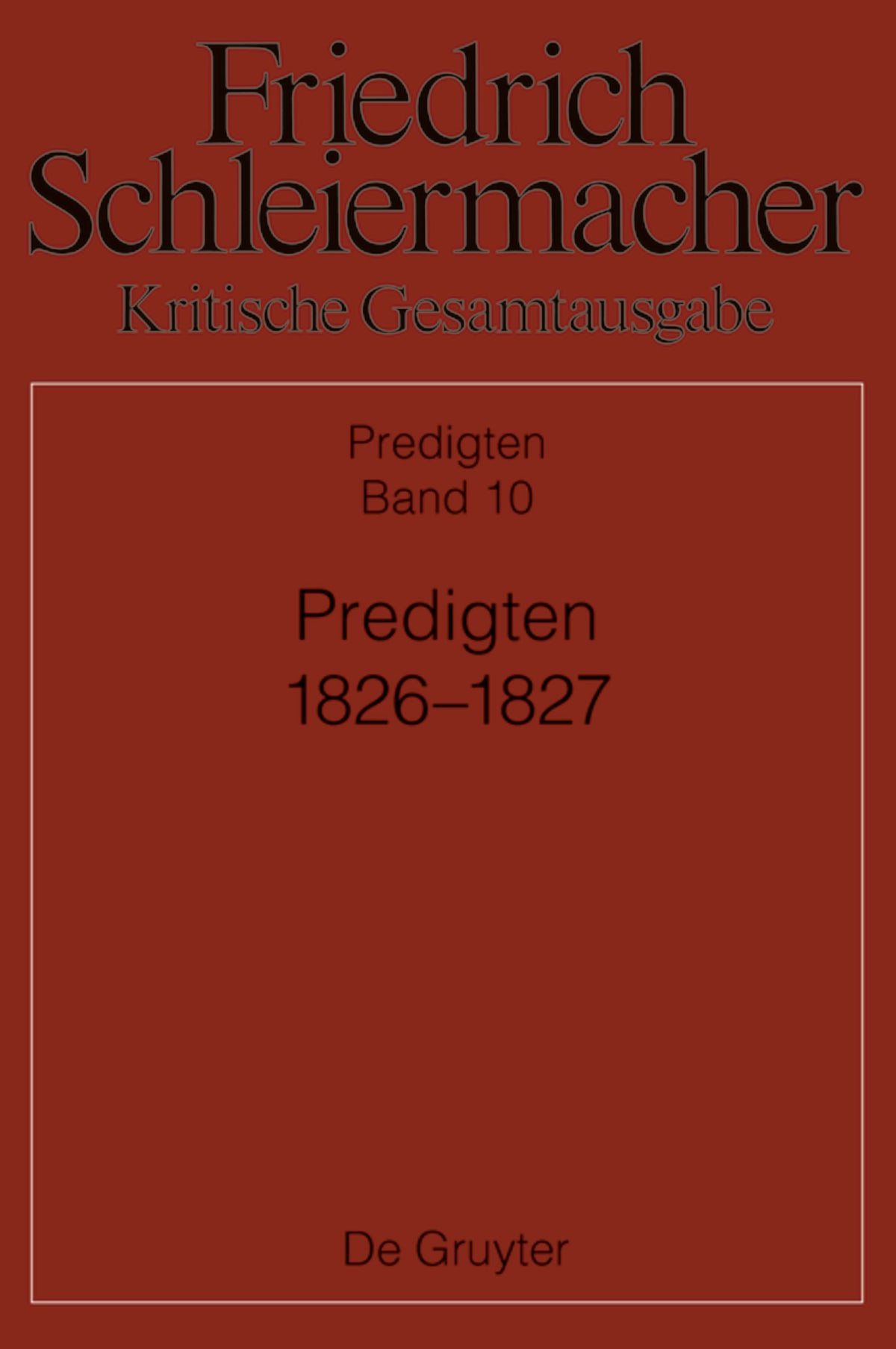Predigten 1826-1827