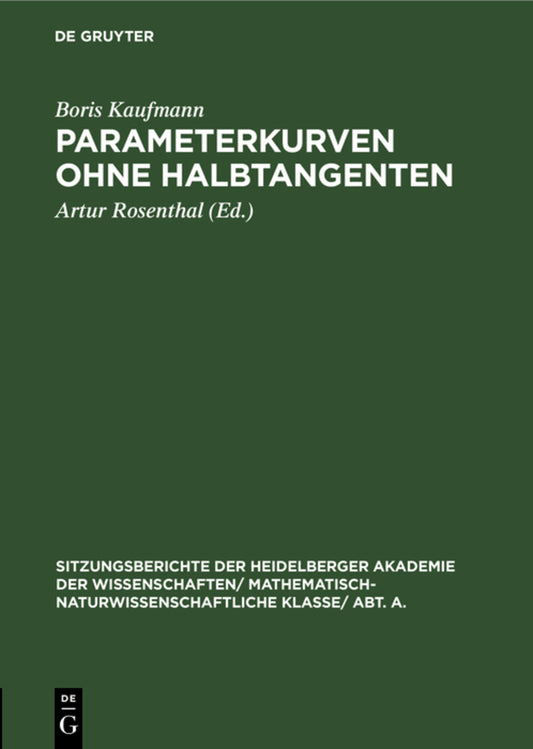 Parameterkurven ohne Halbtangenten