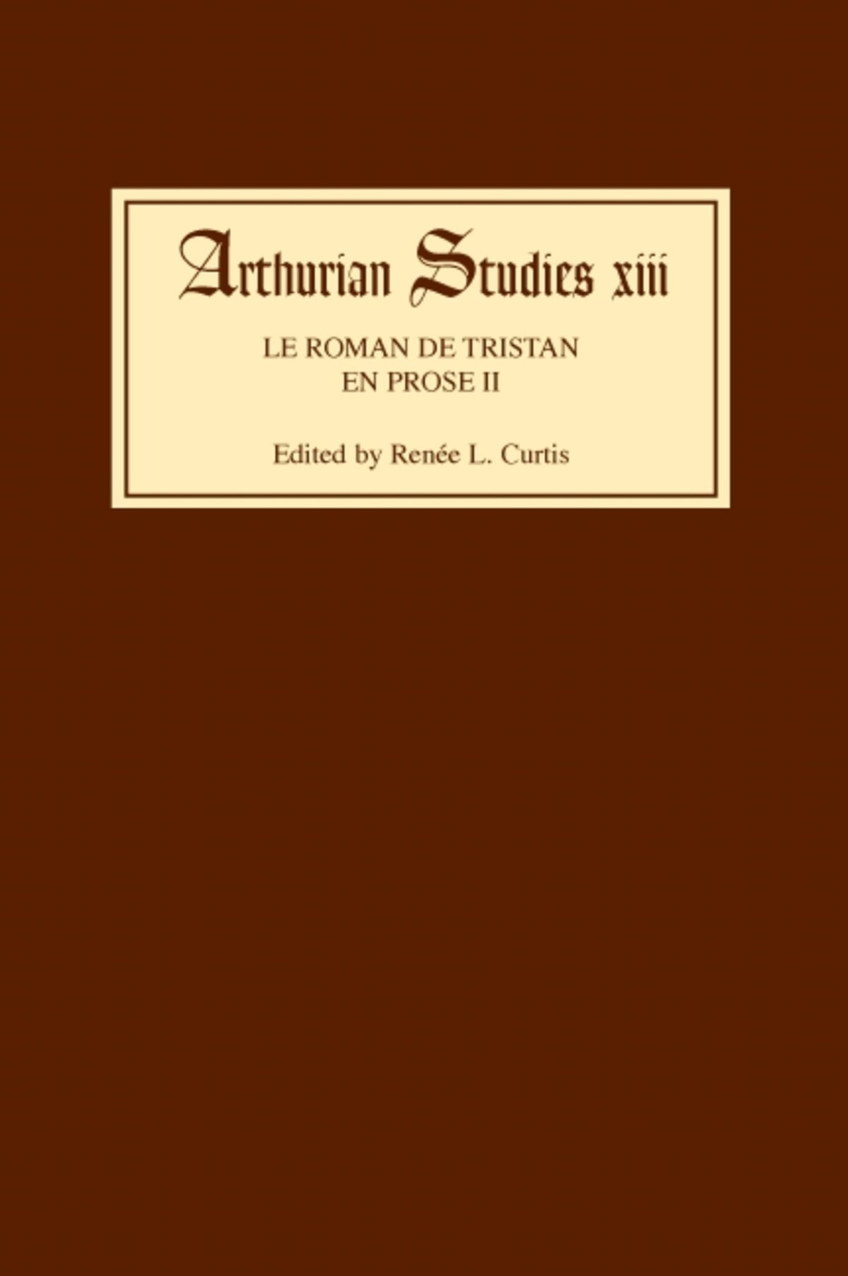 Cover image for Le Roman de Tristan en prose II ISBN 9780859911825