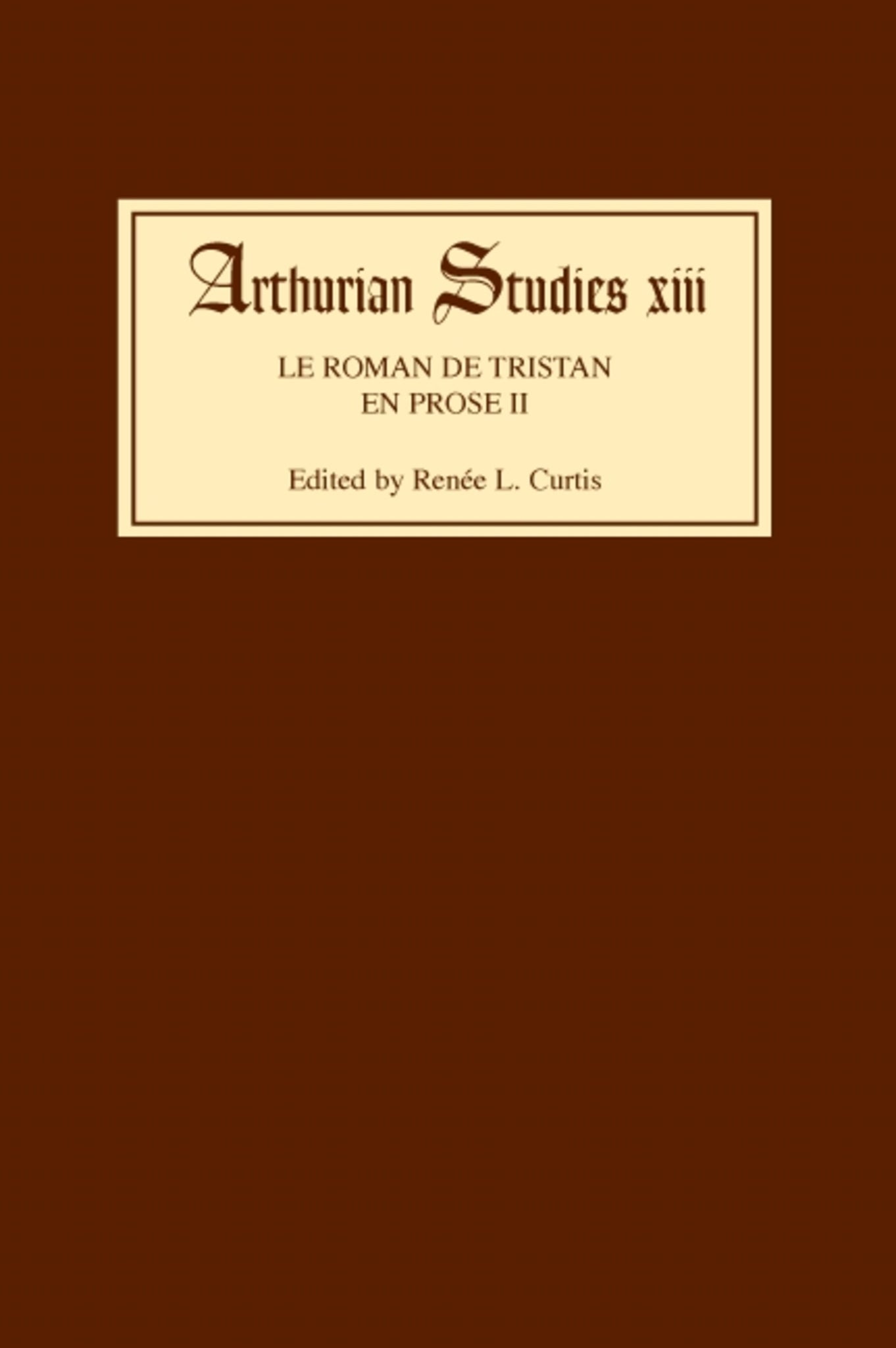 Cover image for Le Roman de Tristan en prose II ISBN 9780859911825