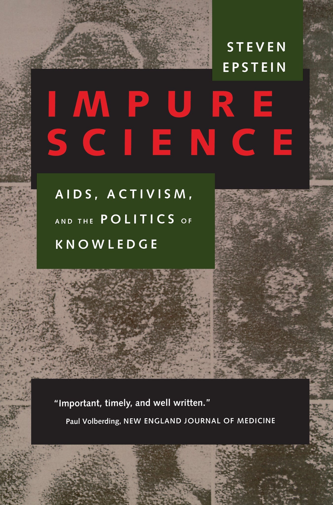 Cover image for Impure Science ISBN 9780520921252
