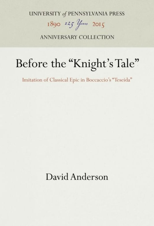 Before the "Knight's Tale"