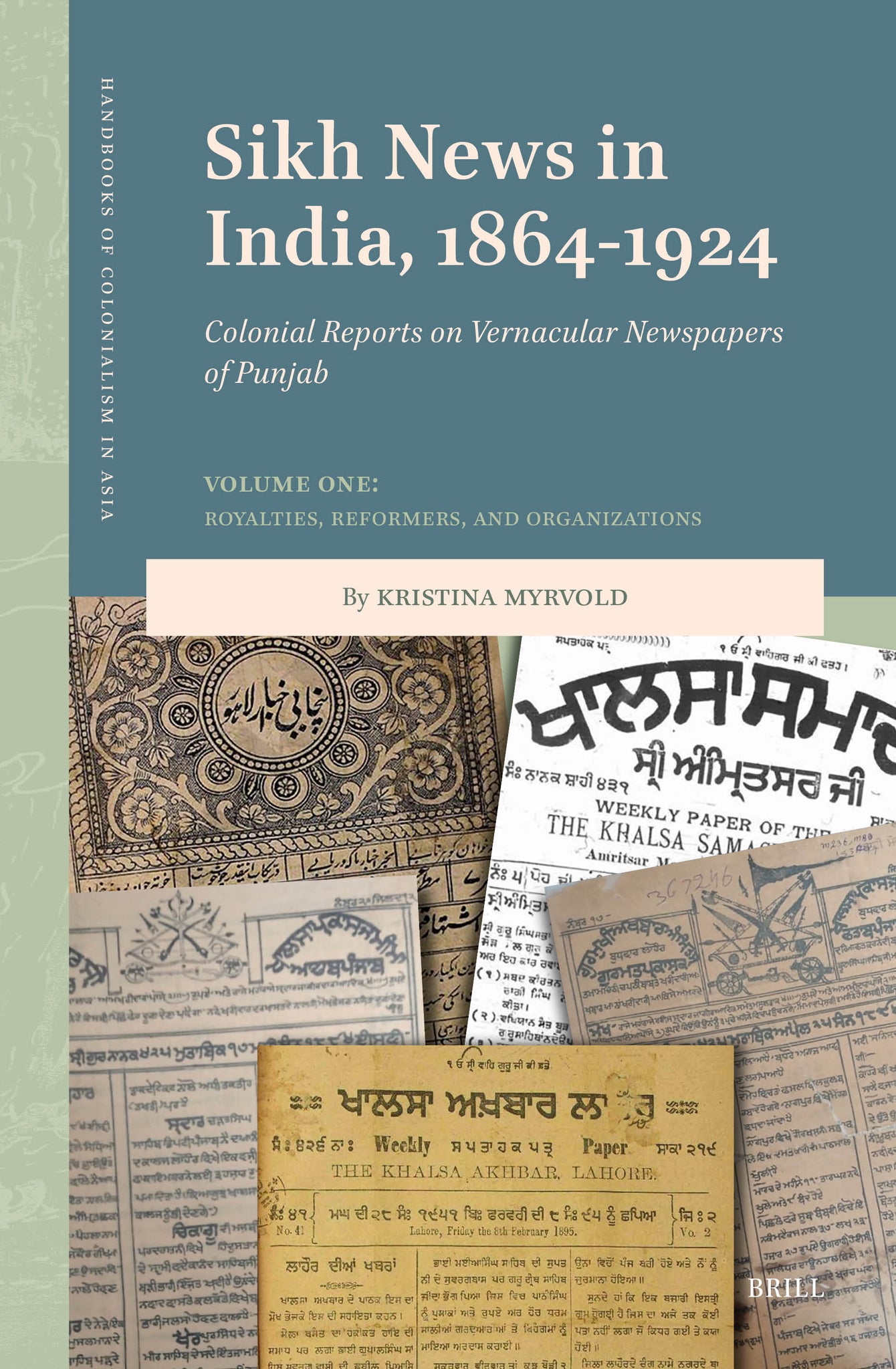 Cover image for Sikh News in India, 1864-1924 ISBN 9789004695702