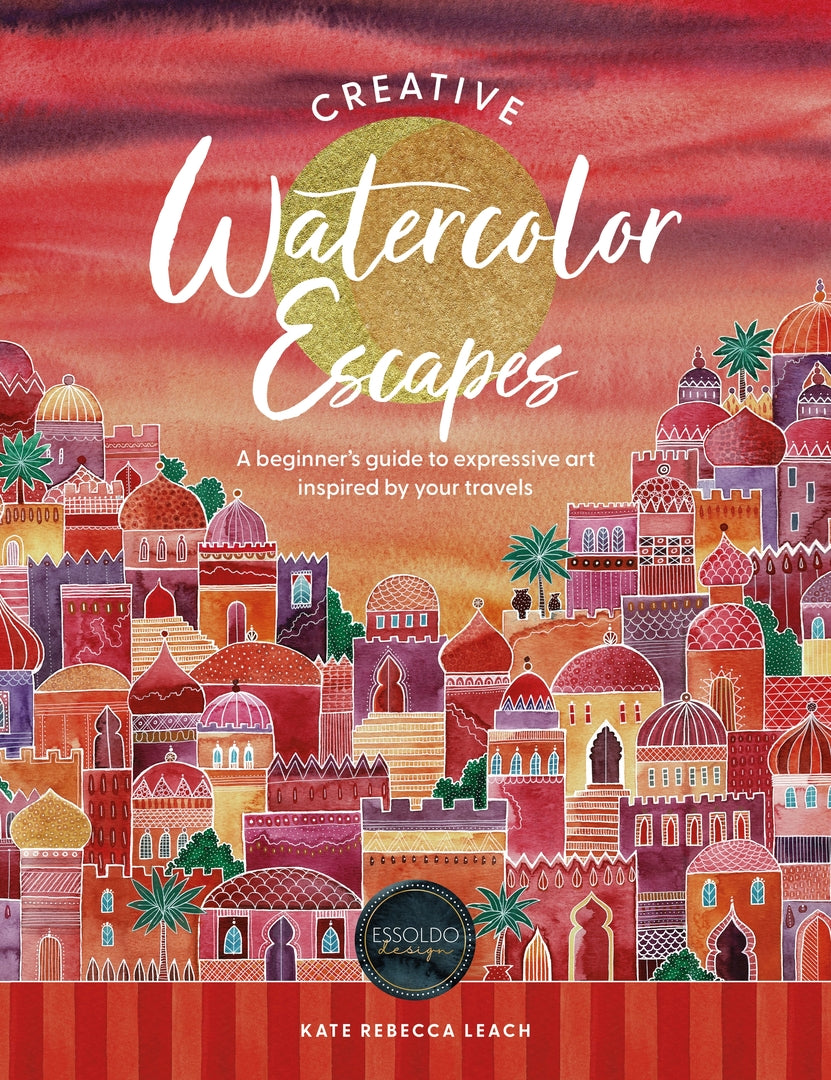 Cover image for Creative Watercolor Escapes ISBN 9781446318348