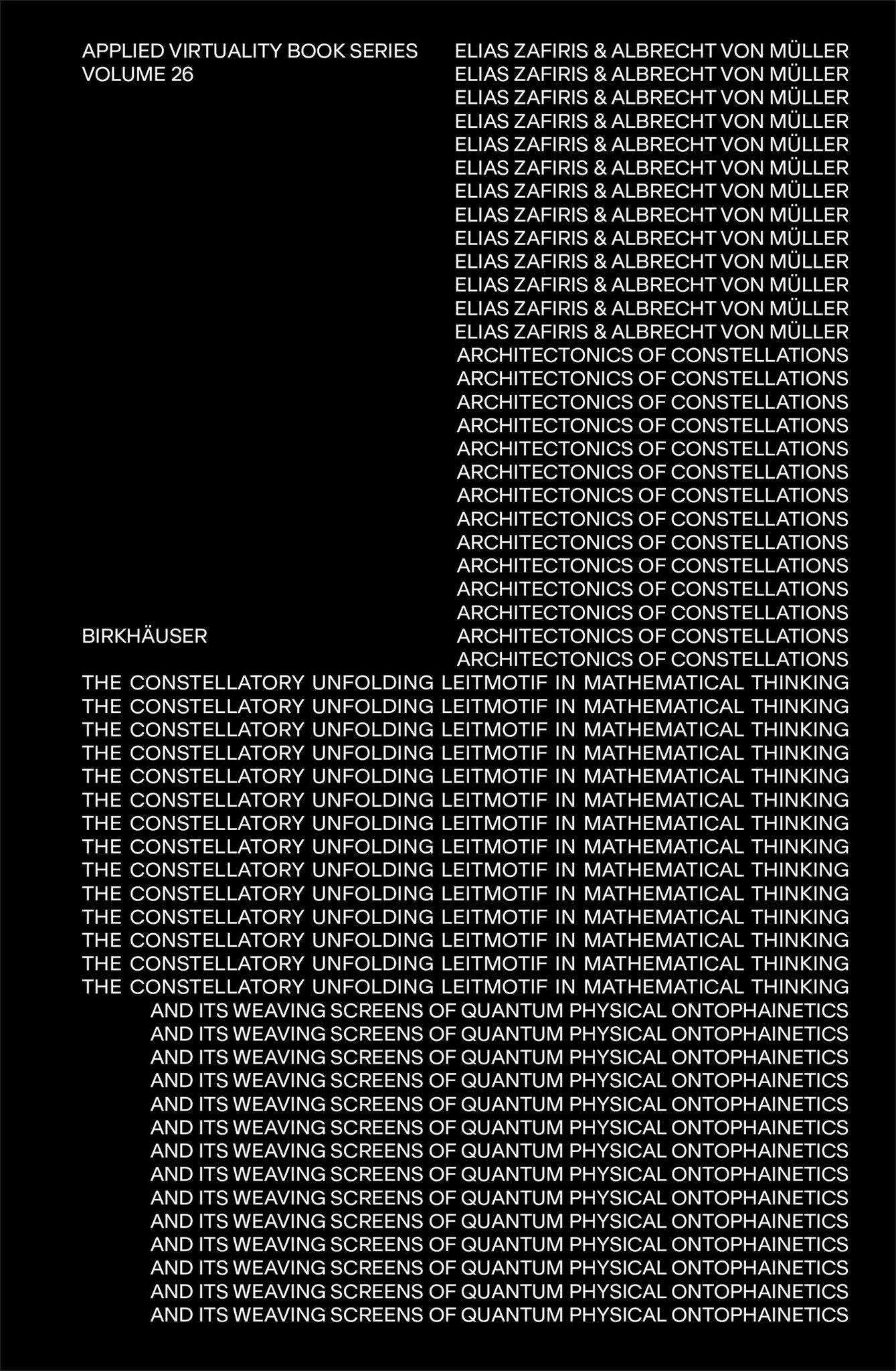 Cover image for Architectonics of Constellations ISBN 9783035631043