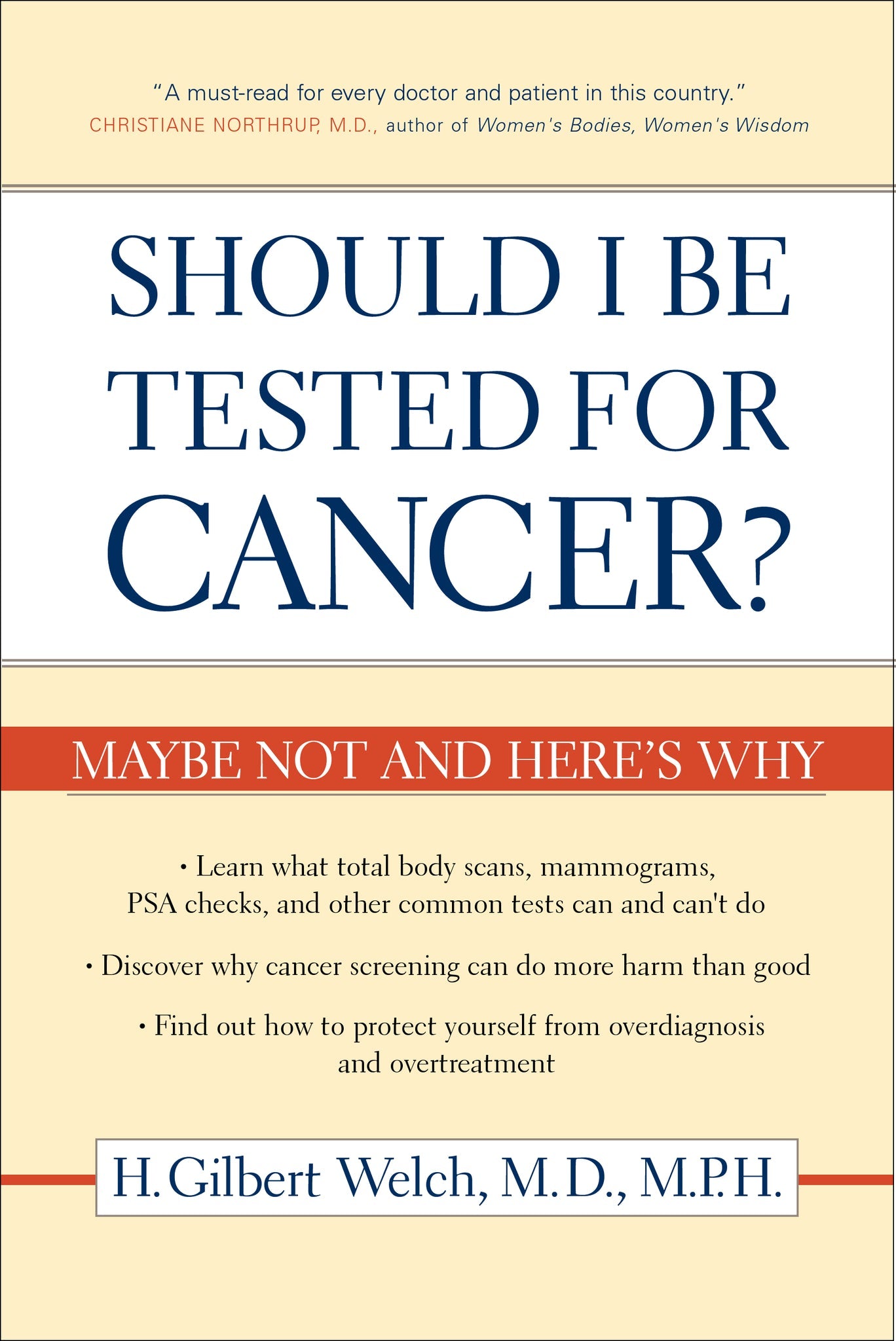 Cover image for Should I Be Tested for Cancer? ISBN 9780520248366