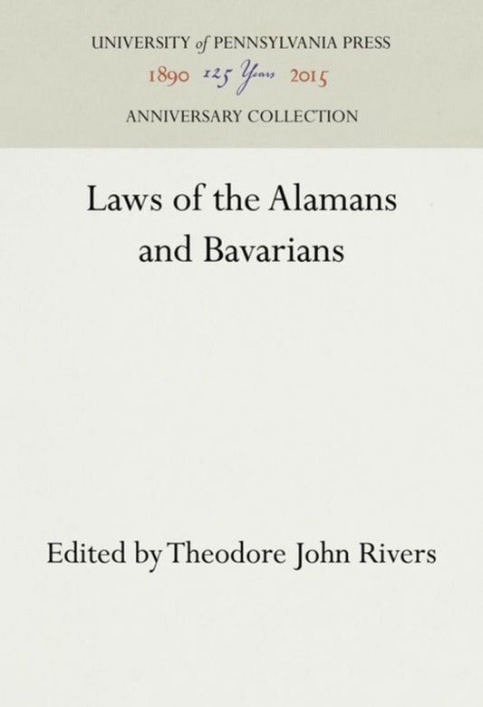 Laws of the Alamans and Bavarians
