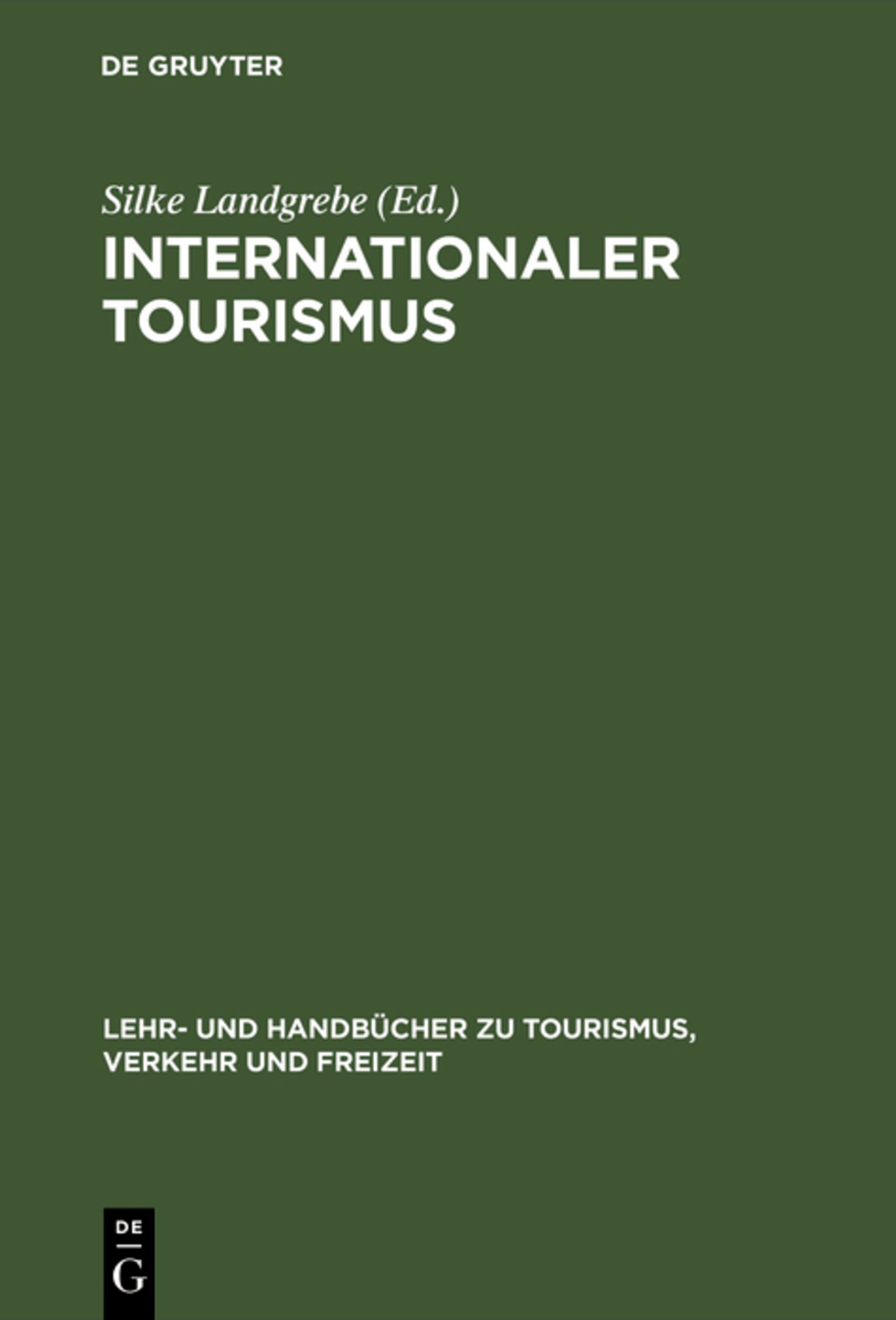 Cover image for Internationaler Tourismus ISBN 9783486250930